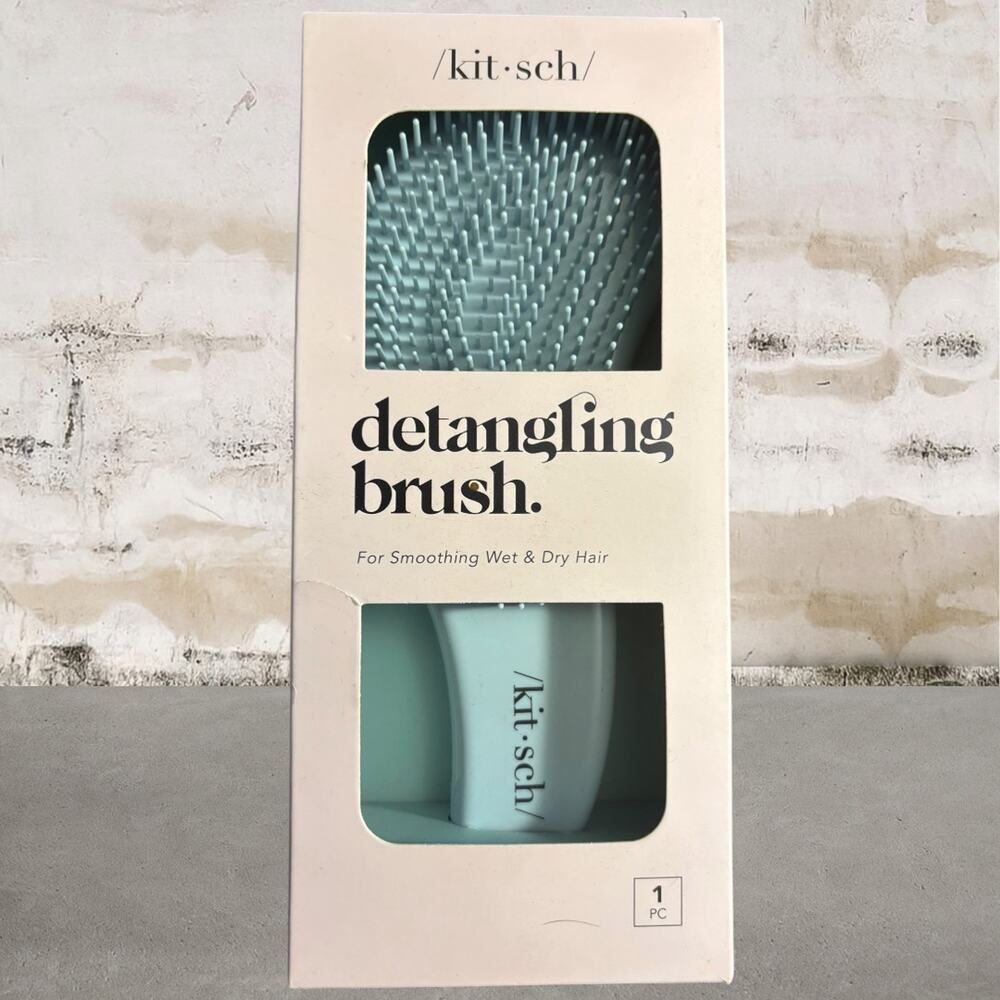 Kitsch Haze Blue Detangling Brush NIB